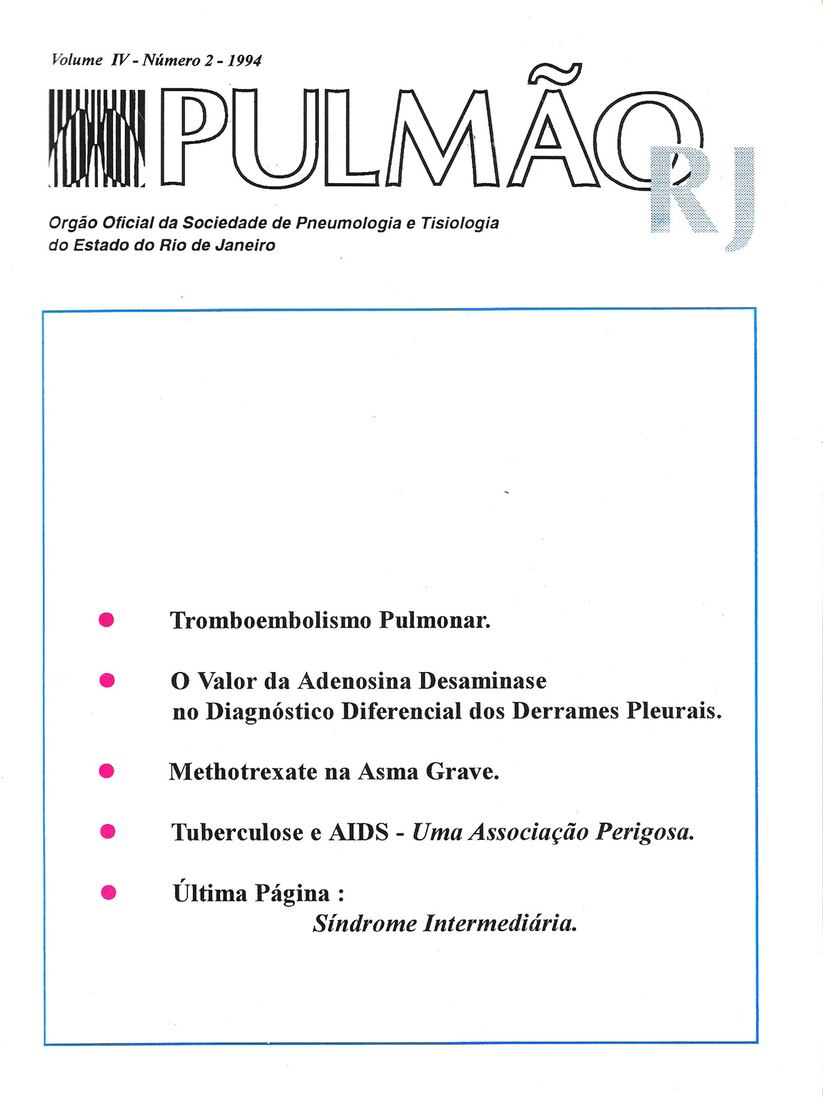 Revista Pulmão RJ 1994 - Número 2