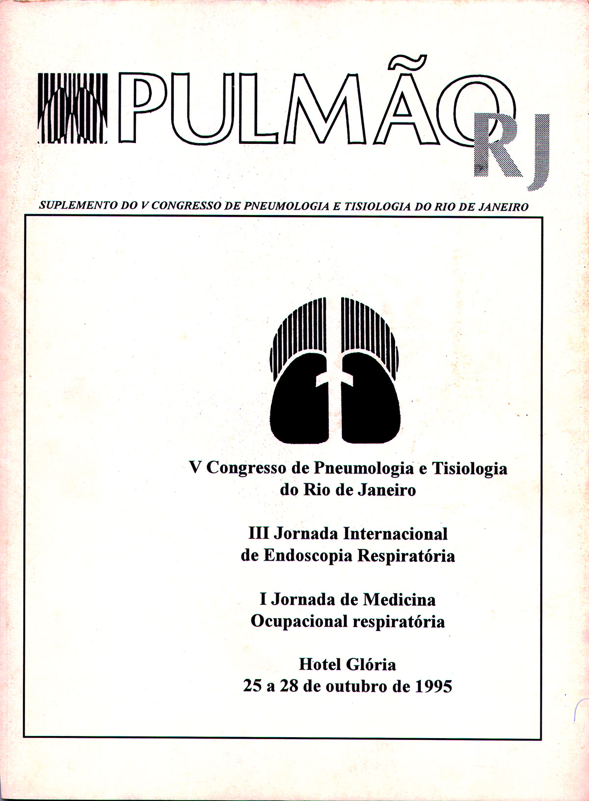 Revista Pulmão RJ 1995 - Suplemento