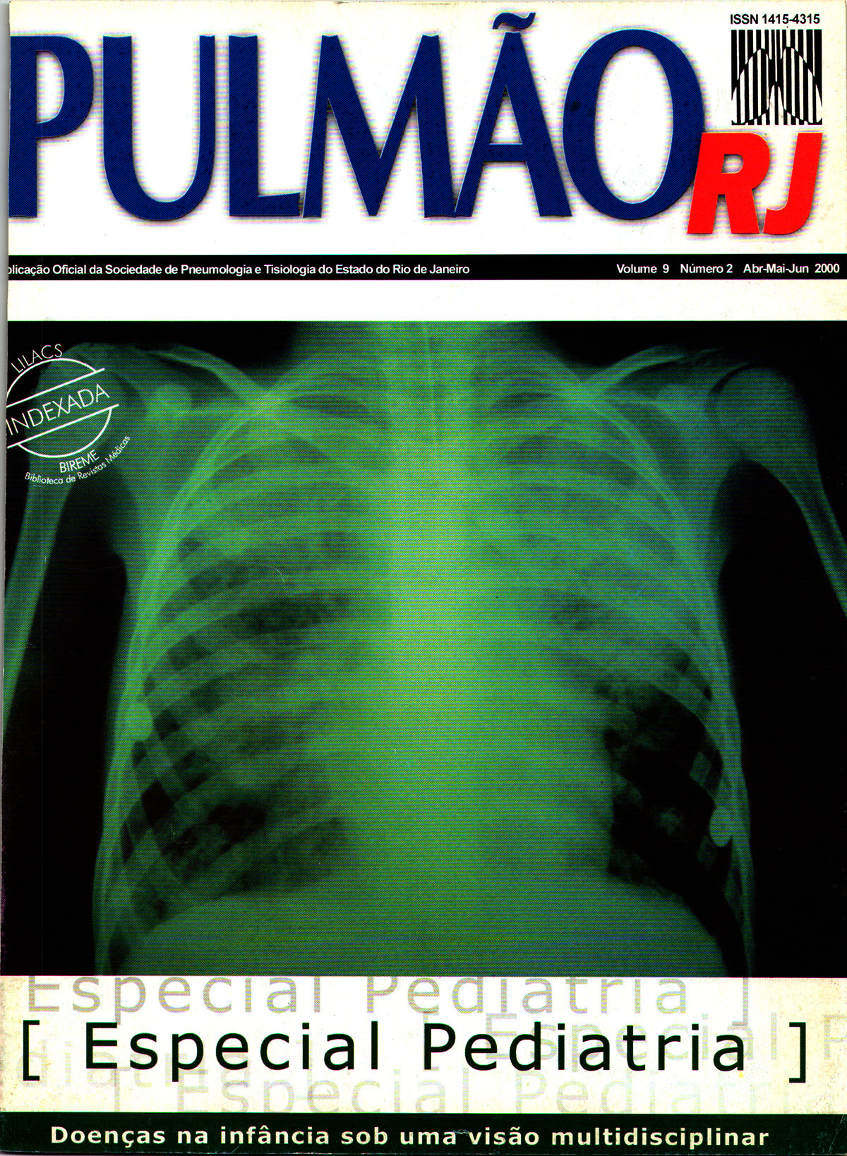 Revista Pulmão RJ 1991 - Número 1