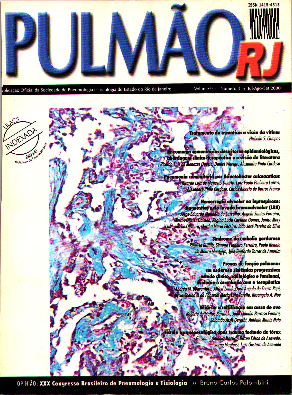 Revista Pulmão RJ 2000 - Número 3