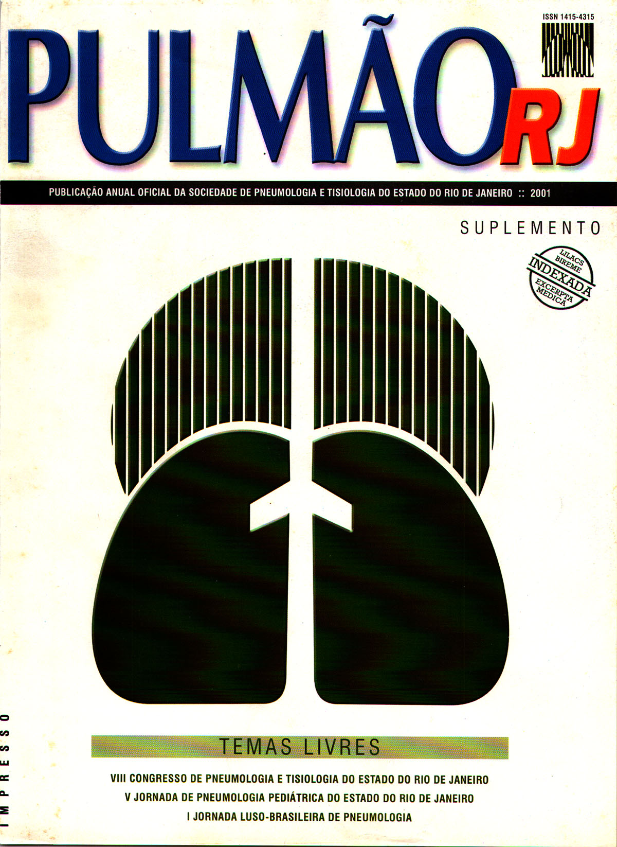 Revista Pulmão RJ 1991 - Número 1