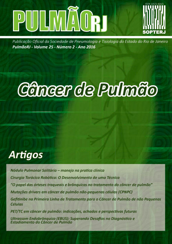 Revista Pulmão RJ 2016 - Número 1