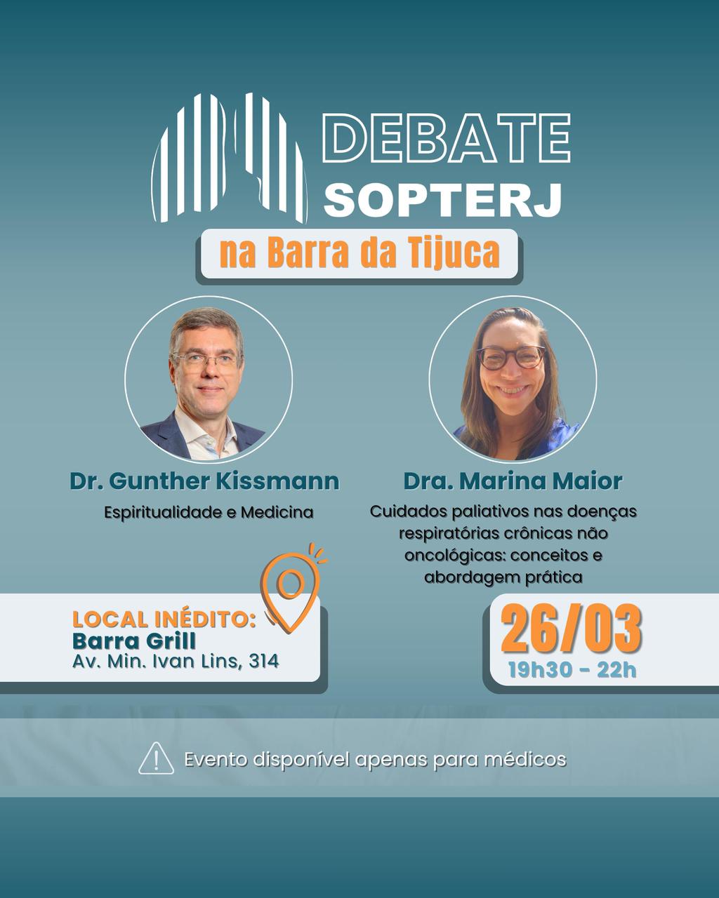 26mar – Debate Sopterj na Barra da Tijuca